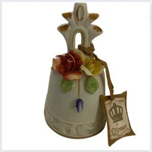 Arnart vintage ivory bisque porcelain mission bell